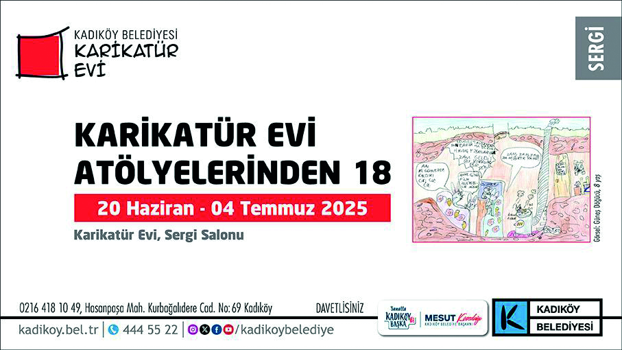 “Karikatür Evi Atölyelerinden 18” sergisi açılıyor